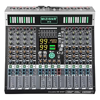 Amazon.com: Mixer Audio 8 Channel Music Mixing Board with